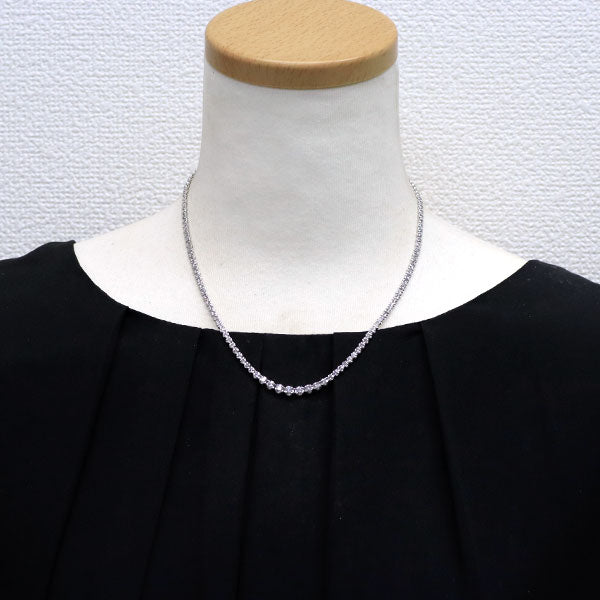 Nickel Diamond Necklace 3.00ct 