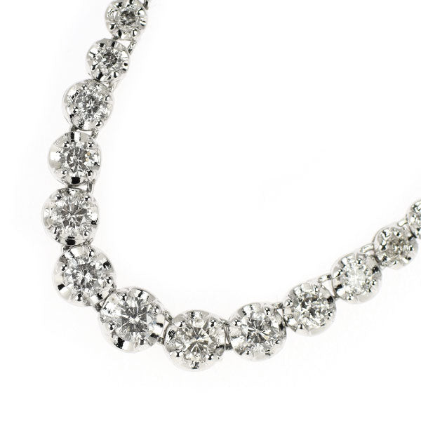 Nickel Diamond Necklace 3.00ct 