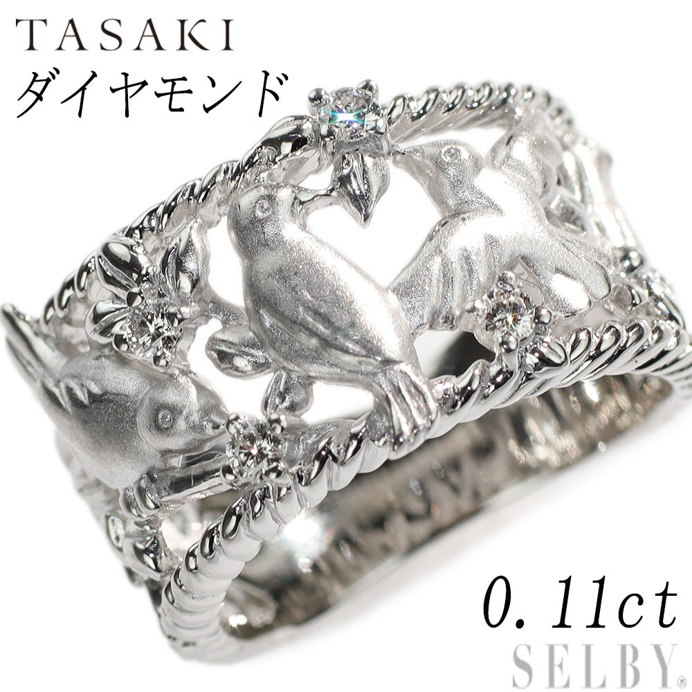 タサキ 田崎真珠 Pt900 ダイヤ計1.26ct フルエタニティ リング 指輪 ...