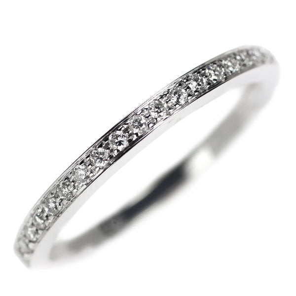 Vendome Aoyama K18WG Diamond Ring 0.11ct Half Eternity 