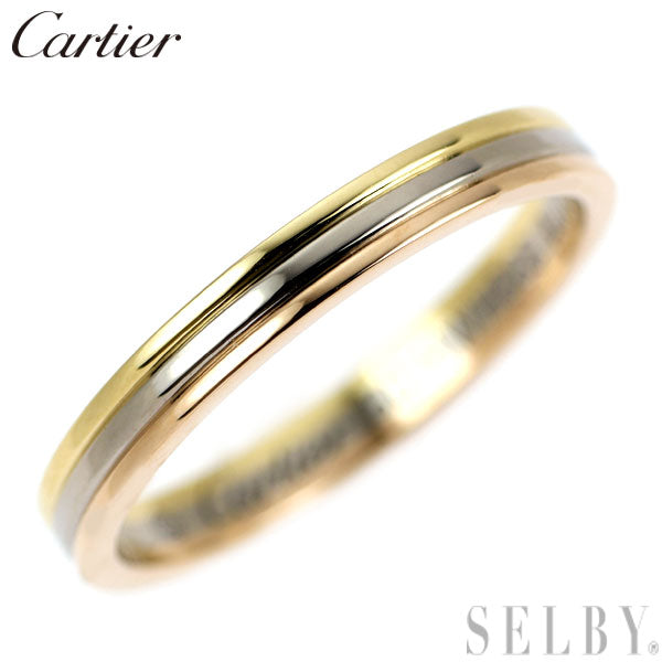 Cartier K18YG/WG/PG Ring Vendome Size 50 