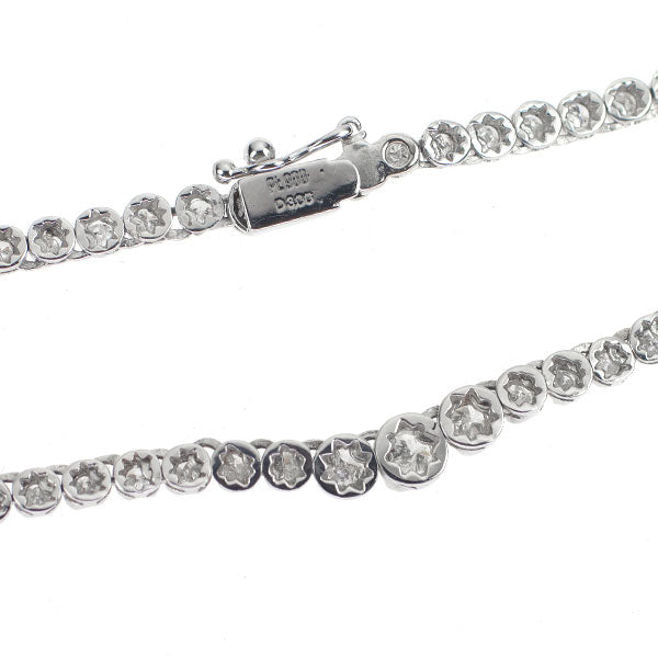 Pt900 Diamond Tennis Necklace 3.00ct 