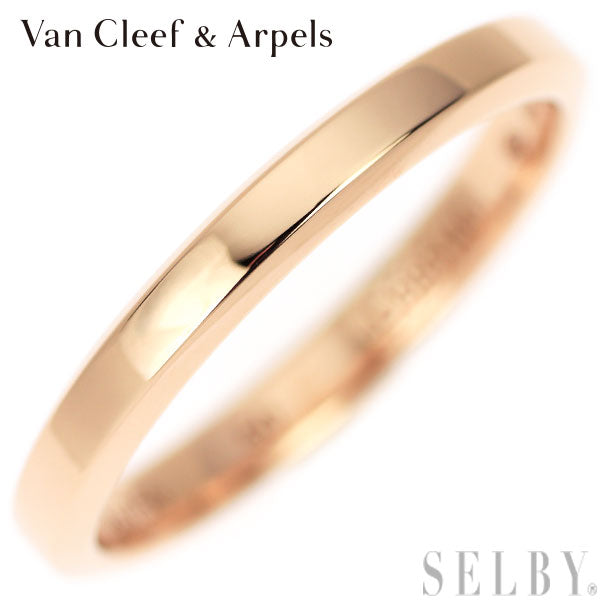 Van Cleef &amp; Arpels K18PG Ring Two Jours Size 50 