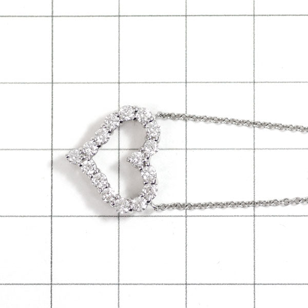 Tiffany Pt950 Diamond Pendant Necklace Sentimental Heart 