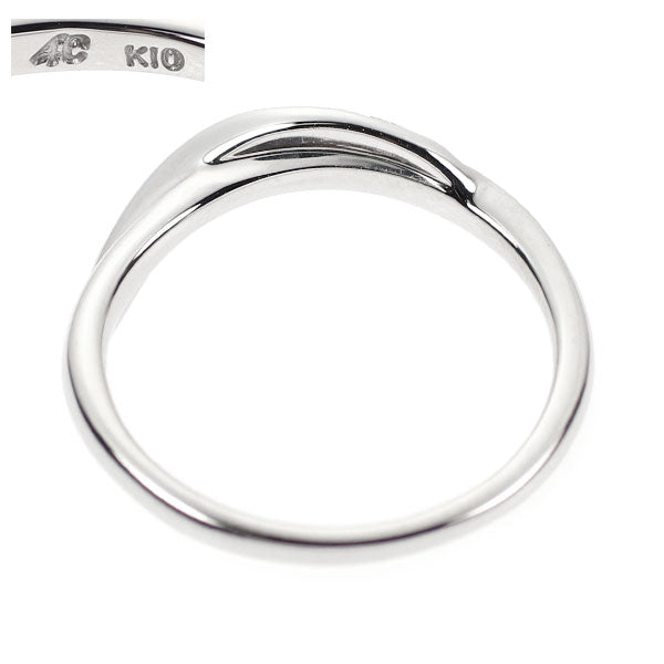 4℃ K10WG diamond ring 