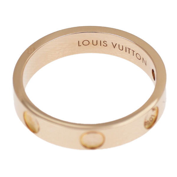 Louis Vuitton K18PG Diamond Ring Petite Bourg Empreinte Size 50 