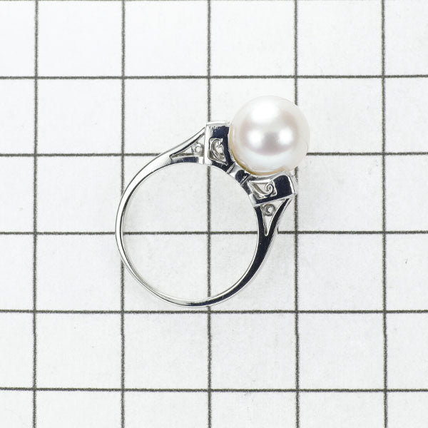 ミキモト Pt900 アコヤ真珠 ダイヤモンド リング 径約9.1mm – セルビー 