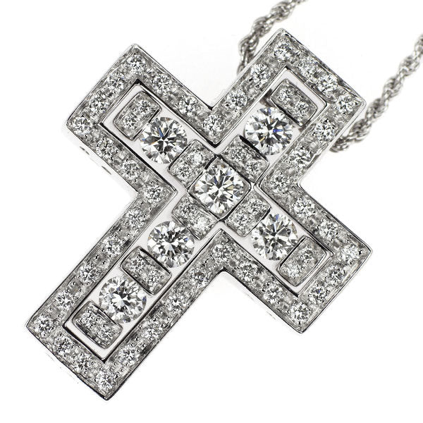 Damiani K18WG Diamond Pendant Necklace Belle Epoque M 