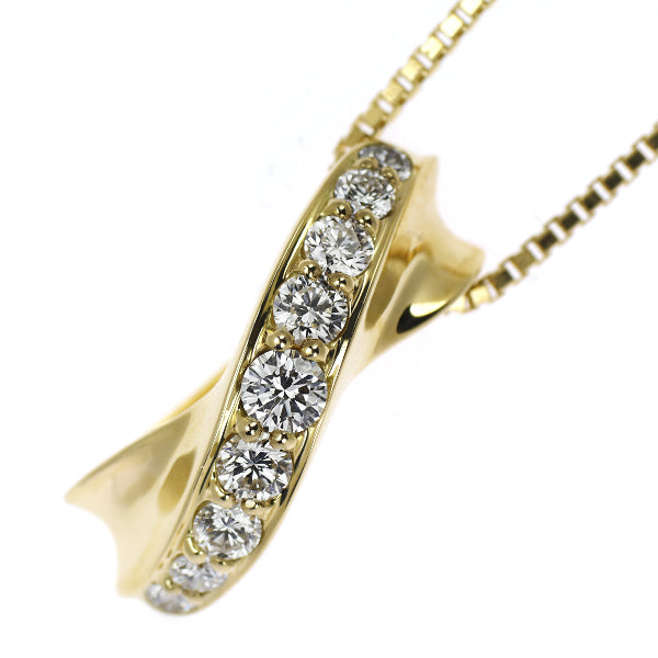 Monnickendam K18YG Diamond Pendant Necklace 0.54ct 