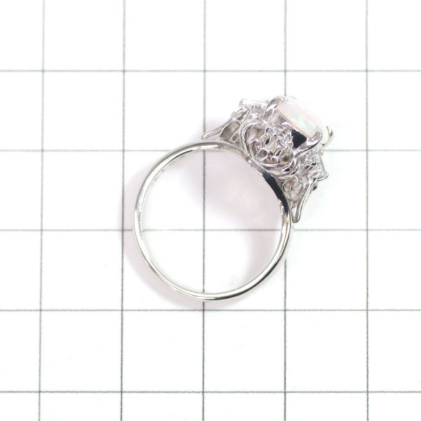 Pt900 オパール ダイヤモンド リング 0.98ct D0.17ct – セルビー ...