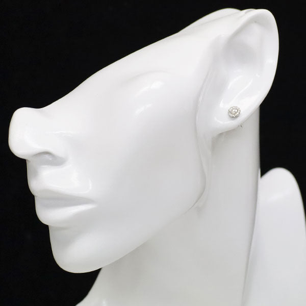 Vendome Aoyama Pt900/Pt950 Diamond Earrings 0.38ct 
