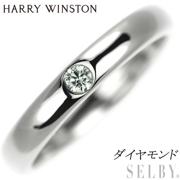 Harry Winston Pt950 Diamond Ring 