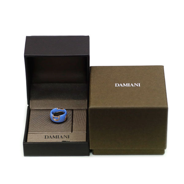 Damiani Ceramic/K18PG Diamond Ring D Icon 