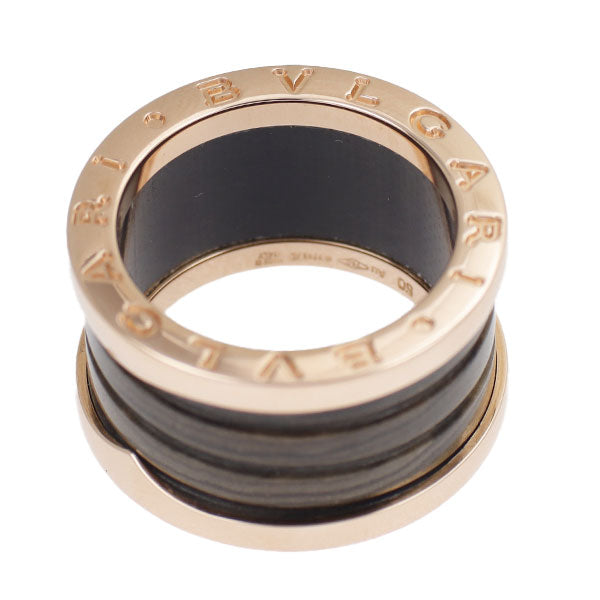 Bulgari Ceramic/K18PG Ring B.ZERO1 Size 50 