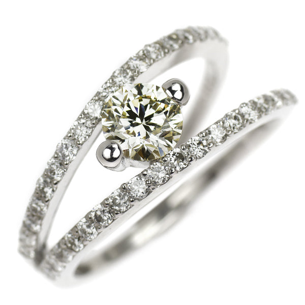 Pt900 Diamond Ring 0.623ct D0.58ct — セルビーオンラインストア