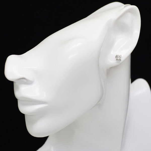 New Pt900 Princess Cut Diamond Earrings 0.625ct F/G SI1 