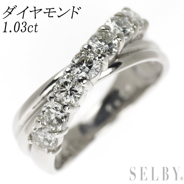 Pt900 ダイヤモンド リング 1.03ct