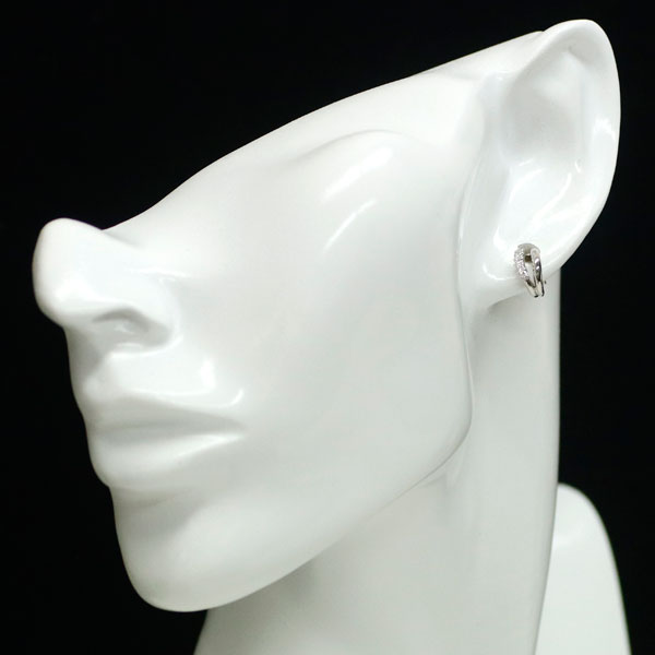 Vendome Aoyama Pt900 Diamond Earrings 