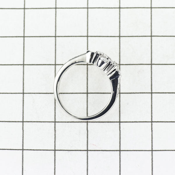 クイーン K18WG ダイヤモンド リング 0.50ct