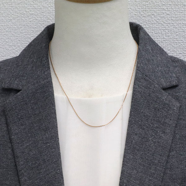 K18PG chain necklace Azuki ~45cm 