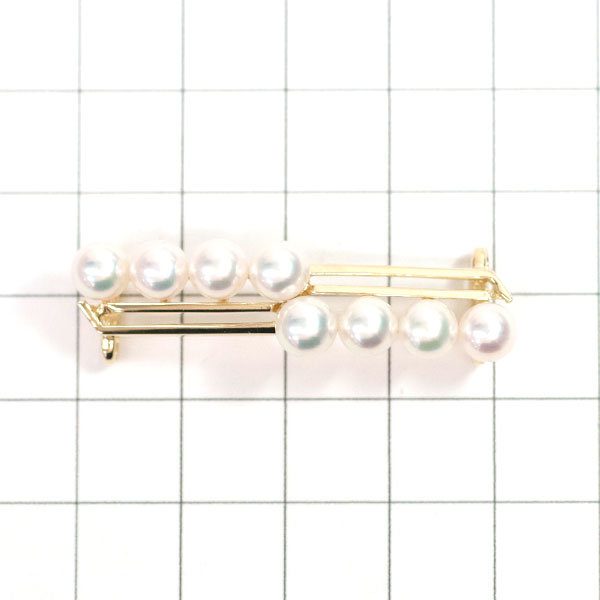 Mikimoto K14YG Akoya pearl diameter approx. 5.5mm obidome vintage line 