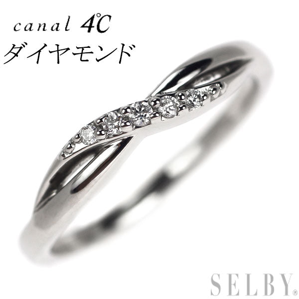 カナル4℃ Pt900 ダイヤモンド リング – セルビーオンラインストア