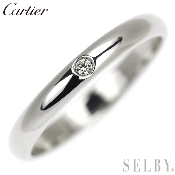 Cartier Pt950 Diamond Ring Band No. 48 