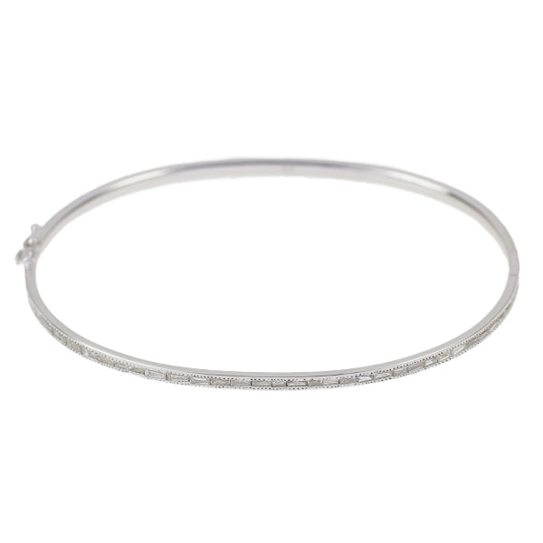 K18WG Diamond Bangle 1.64ct Vintage Product 