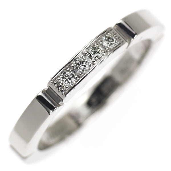 Cartier K18WG Diamond Ring Maillon Panthere Size 48 