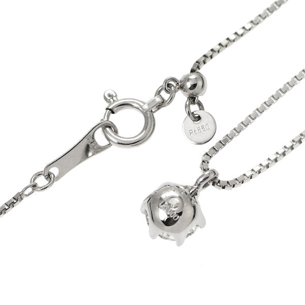 Pt900/ Pt850 ダイヤモンド ペンダントネックレス 0.429ct I I1 G