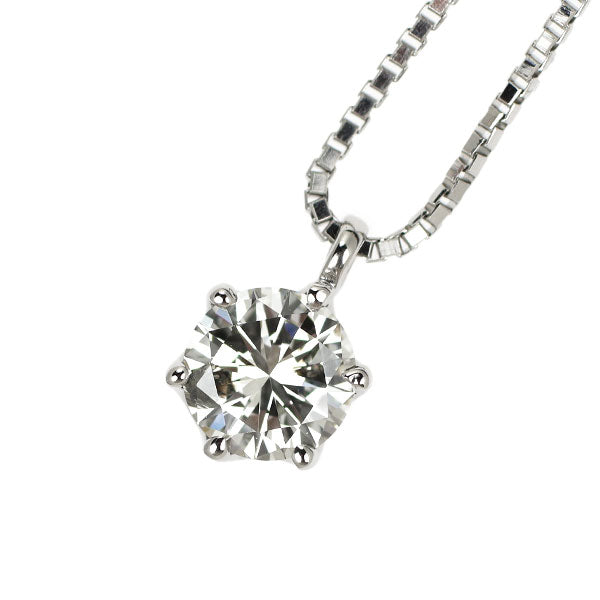 Pt900/ Pt850 ダイヤモンド ペンダントネックレス 0.429ct I I1 G