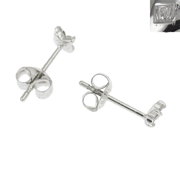 Ponte Vecchio K18WG Diamond Earrings 0.10ct Asymmetrical 