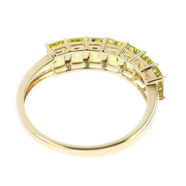 K18YG Canary Yellow Tourmaline Ring 1.70ct 