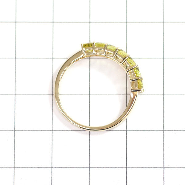 K18YG Canary Yellow Tourmaline Ring 1.70ct 