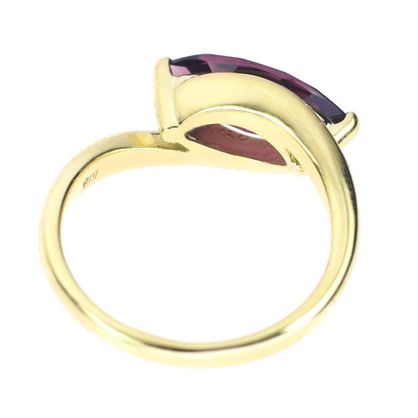 K18YG Rhodolite Garnet Ring 2.01ct 