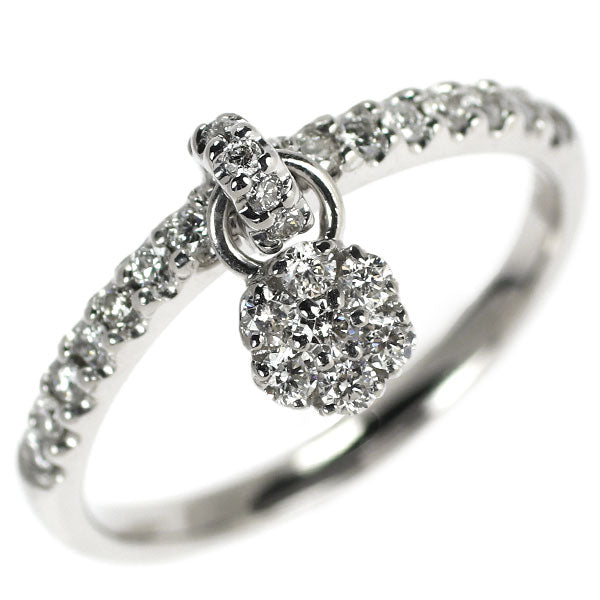 Ponte Vecchio K18WG Diamond Ring 0.30ct Flower 