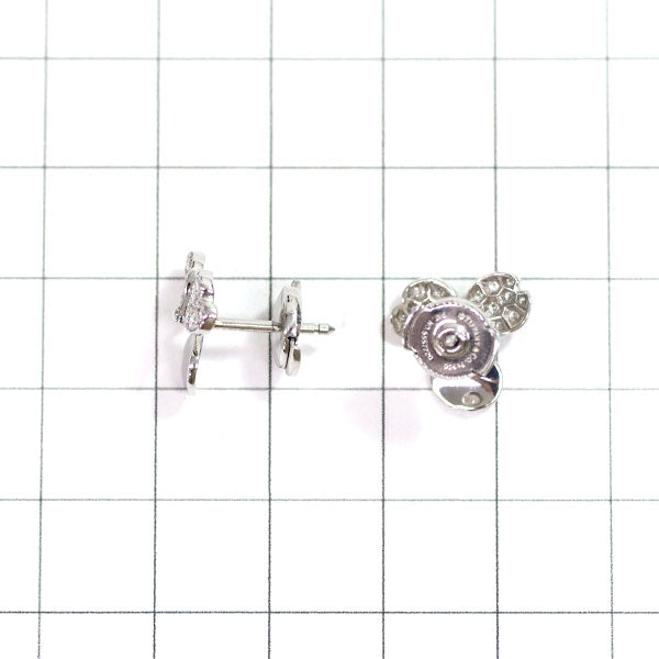 Tiffany Pt950 Diamond Earrings Paper Flower 