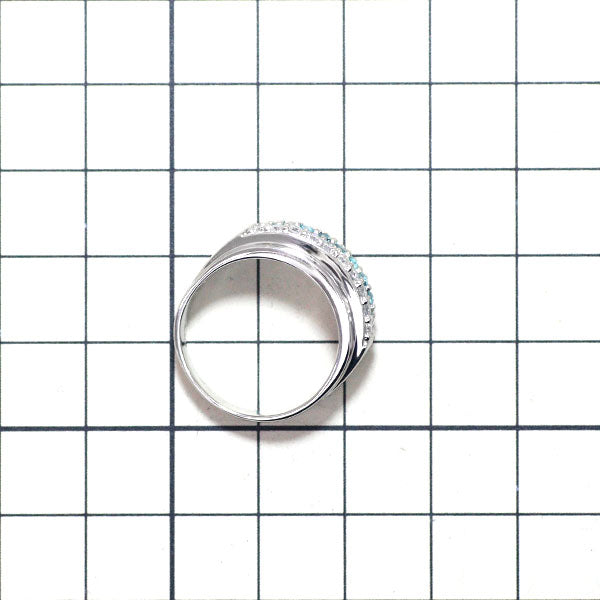 Pt900 パライバトルマリン ダイヤモンド リング 0.29ct D0.60ct