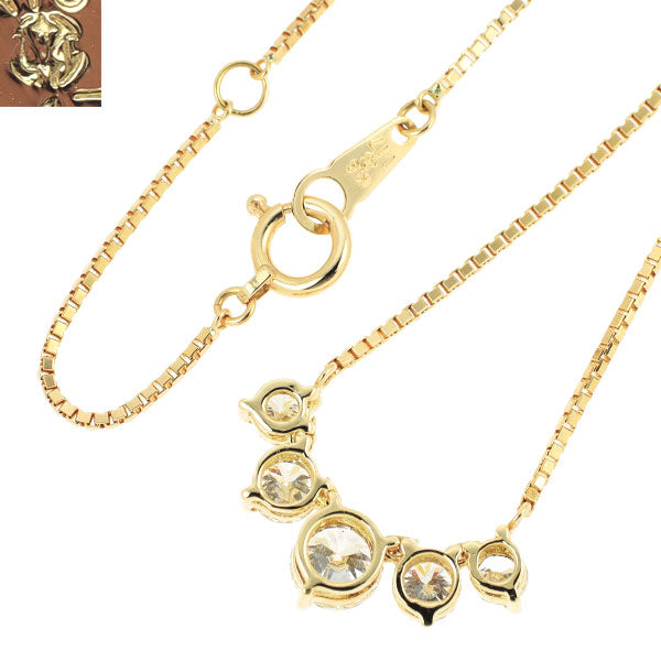 Monnickendam K18YG Diamond Pendant Necklace 1.17ct 