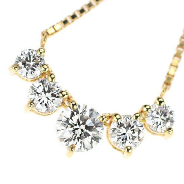 Monnickendam K18YG Diamond Pendant Necklace 1.17ct 