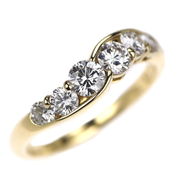 Monnickendam K18YG Diamond Ring 0.77ct 