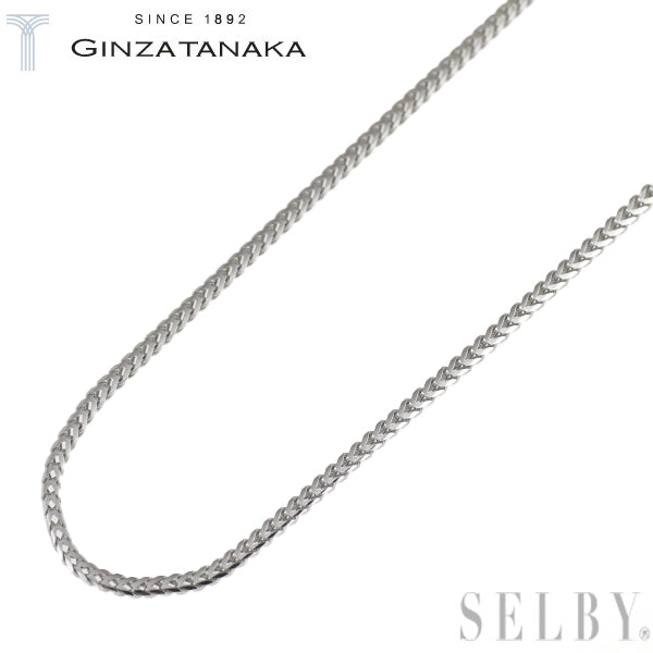 Ginza Tanaka Pt850 Kihei Chain Necklace 