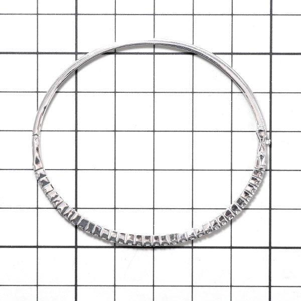 K18WG Diamond Bangle 1.40ct