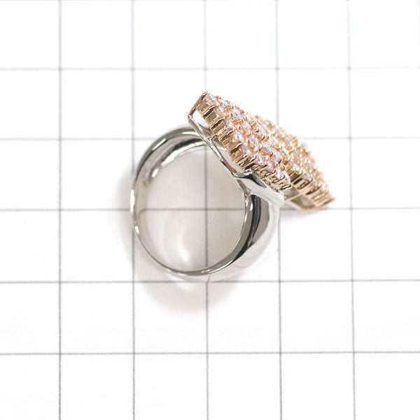 K18PG/Pt900 Natural Pink Diamond Ring 1.60ct 