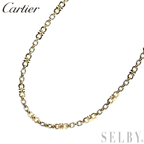 Cartier K18YG/WG Necklace Vintage 