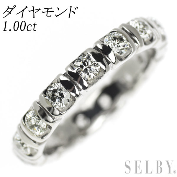 Pt900 ダイヤモンド リング 1.00ct フルエタニティ – セルビーオンラインストア