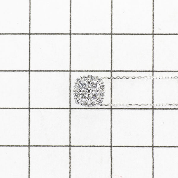 Vendome Aoyama Pt950/Pt850 Diamond Pendant Necklace 0.36ct 