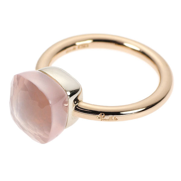 Pomellato K18WG/PG Rose Quartz Ring Nude #13.0《Selby Ginza Store》[S, polished to like new][Used] 