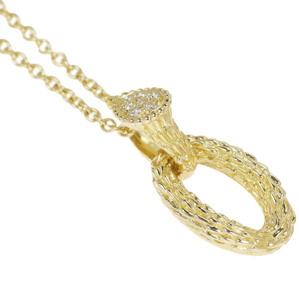 Boucheron K18YG Diamond Pendant Necklace Serpent Bohème 40.0cm《Selby Ginza Store》[S, polished to like new][Used] 