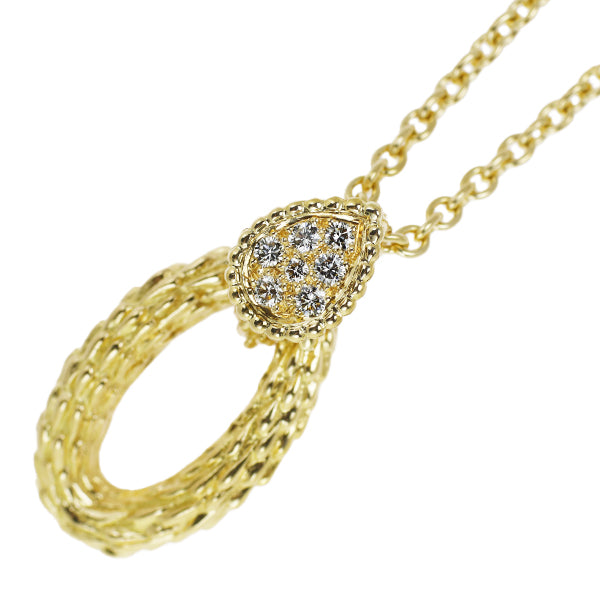 Boucheron K18YG Diamond Pendant Necklace Serpent Bohème 40.0cm《Selby Ginza Store》[S, polished to like new][Used] 